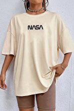 Unisex Nasa Baskılı T-shirt - FLO 3 Al 1 Öde