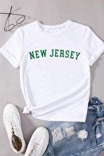 Unisex New Jersey Baskılı T-shirt - FLO 3 Al 1 Öde