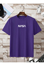 Unisex Nasa Baskılı T-shirt - FLO 3 Al 1 Öde