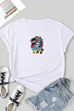 Unisex Crazy Banana Baskılı T-shirt - FLO 3 Al 1 Öde