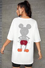 Unisex Mause Baskılı T-shirt - FLO 3 Al 1 Öde
