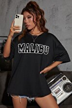 Unisex Malibu Baskılı Tasarım Tshirt - FLO 3 Al 1 Öde
