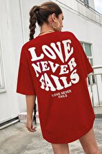 Unisex Love Never Fails Baskılı T-shirt - FLO 3 Al 1 Öde