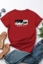 Unisex Ken Kaneki Baskılı T-shirt - 3 Al 1 Öde