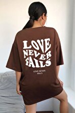 Unisex Love Never Fails Baskılı T-shirt - FLO 3 Al 1 Öde