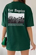 Unisex Los Angles Tasarım T-shirt - FLO 3 Al 1 Öde