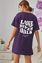 Unisex Love Never Fails Baskılı T-shirt - FLO 3 Al 1 Öde
