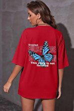 Unisex Kelebek Baskılı T-shirt - FLO 3 Al 1 Öde