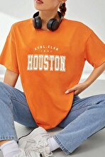 Unisex Houston Baskılı T-shirt - FLO 3 Al 1 Öde
