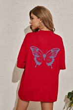 Unisex Butterfly Baskılı T-shirt - 3 Al 1 Öde