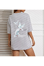 Love And Peace Baskılı Unisex Oversize Tshirt - FLO 3 Al 1 Öde