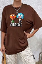Unisex Gumball Baskılı T-shirt - 3 Al 1 Öde