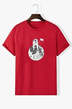 Unisex Astronot Baskılı T-shirt - 3 Al 1 Öde