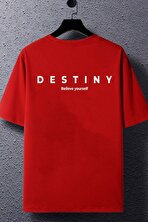Unisex Destiny Baskılı T-shirt - FLO 3 Al 1 Öde