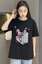 Unisex Flowers Baskılı T-shirt - FLO 3 Al 1 Öde