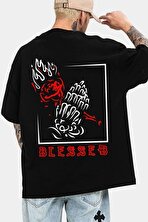 Unisex Blesseb Baskılı T-shirt - FLO 3 Al 1 Öde
