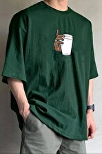 Unisex Tupac Coffee Baskılı T-shirt - FLO 3 Al 1 Öde