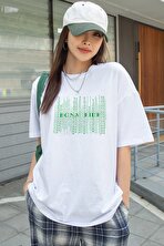 Unisex Bona Fide Baskılı Oversize Tshirt - FLO 3 Al 1 Öde