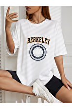 Unisex Berkeley Baskılı T-shirt - 3 Al 1 Öde