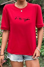 Unisex Michelangelo Baskılı T-shirt - FLO 3 Al 1 Öde