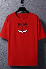 Unisex Garfield Baskılı T-shirt - FLO 3 Al 1 Öde