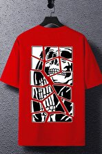 Unisex Skullcracked Baskılı T-shirt - FLO 3 Al 1 Öde