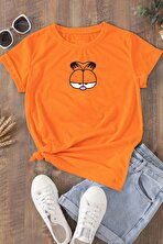 Unisex Garfield Baskılı T-shirt - 3 Al 1 Öde