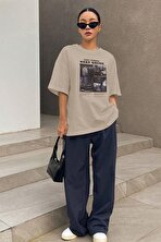 Unisex KeepGoing Baskılı Tasarım Tshirt - FLO 3 Al 1 Öde