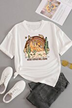 Unisex Good Things Will Come Baskılı Tasarım Tshirt - 3 Al 1 Öde