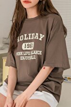 Unisex Holiday Baskılı Tasarım Tshirt - 3 Al 1 Öde