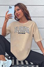 Unisex Florida Baskılı Tasarım Tshirt - FLO 3 Al 1 Öde