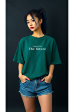 The Future Baskılı Oversize T-shirt - 3 Al 1 Öde