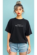 The Future Baskılı Oversize T-shirt - FLO 3 Al 1 Öde