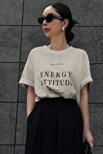 Unisex Energy Baskılı Tasarım Tshirt - FLO 3 Al 1 Öde