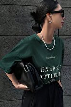 Unisex Energy Baskılı Tasarım Tshirt - FLO 3 Al 1 Öde