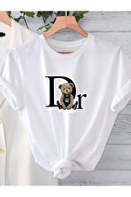 Unisex Dr. Ayı Tasarım Basklı Tshirt - 3 Al 1 Öde