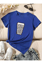 Unisex Kahve Severlere Özel Tasarım Basklı Tshirt - FLO 3 Al 1 Öde