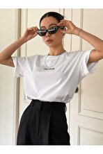 Unisex Classical Baskılı Oversize Tshirt - 3 Al 1 Öde