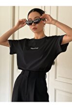 Classical Baskılı Oversize Tshirt - 3 Al 1 Öde