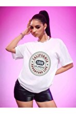 Unisex Callogo Baskılı Oversize Tshirt - 3 Al 1 Öde