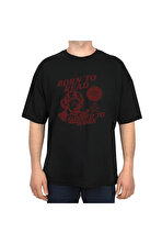 Born to Reat Baskılı Oversize T-Shirt - FLO 3 Al 1 Öde