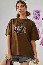 Unisex Brooklyn New York Baskılı Tasarım Tshirt - FLO 3 Al 1 Öde
