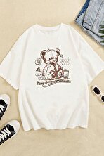 Unisex Bear Bear Baskılı Tasarım Tshirt - 3 Al 1 Öde