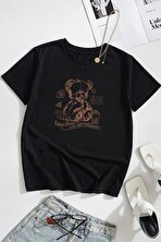 Unisex Bear Bear Baskılı Tasarım Tshirt - FLO 3 Al 1 Öde