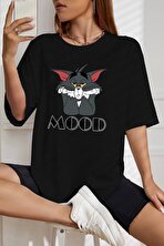 Unisex Mood Baskılı Oversize Tshirt - FLO 3 Al 1 Öde