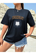 Unisex Berkeley Baskılı T-shirt - 3 Al 1 Öde