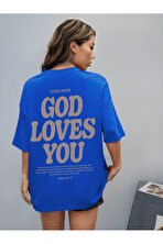 Good Loves You Baskılı Unisex Oversize Tshirt - FLO 3 Al 1 Öde