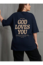 Good Loves You Baskılı Unisex Oversize Tshirt - FLO 3 Al 1 Öde