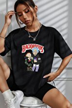 Unisex Backwoods Baskılı T-shirt - 3 Al 1 Öde