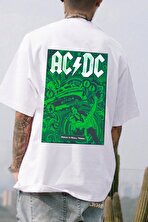 Unisex Acdc Baskılı T-shirt - FLO 3 Al 1 Öde